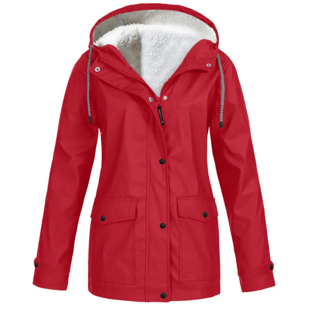 Zoraide | Waterproof Windproof Jacket with Fleece Lining and Hood