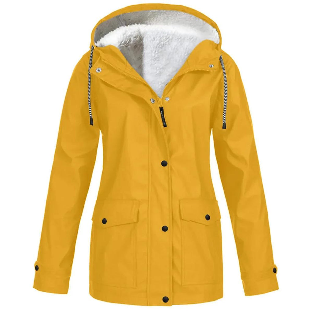 Zoraide | Waterproof Windproof Jacket with Fleece Lining and Hood
