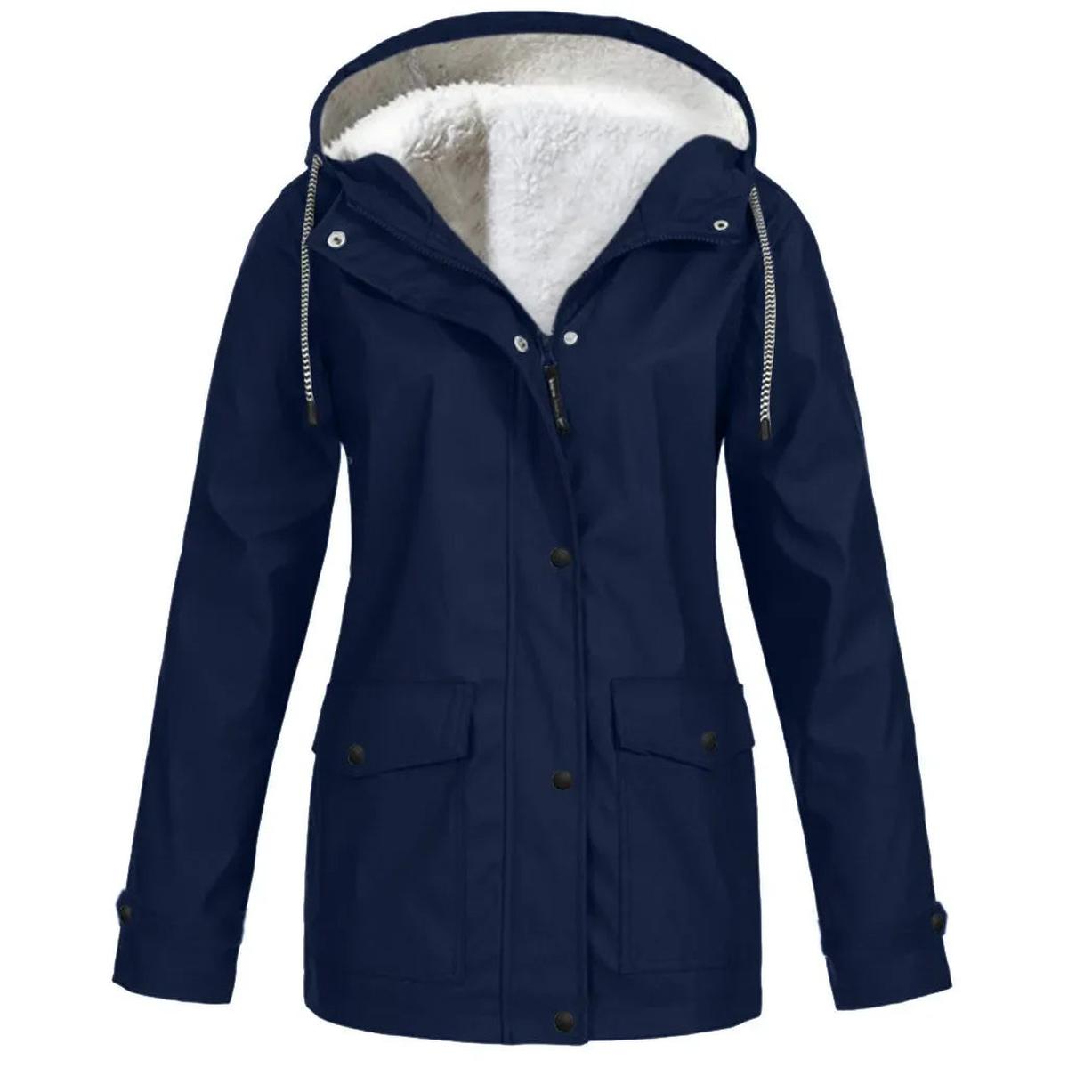 Zoraide | Waterproof Windproof Jacket with Fleece Lining and Hood