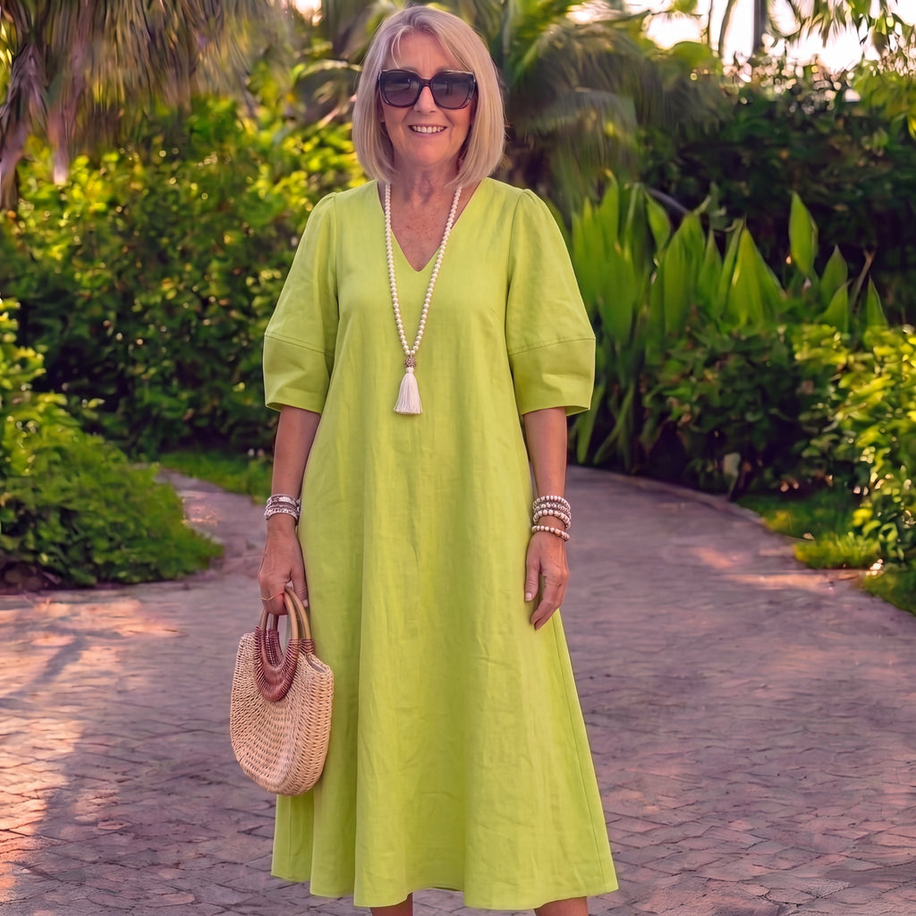 Anna | Long Soft Cotton Dress