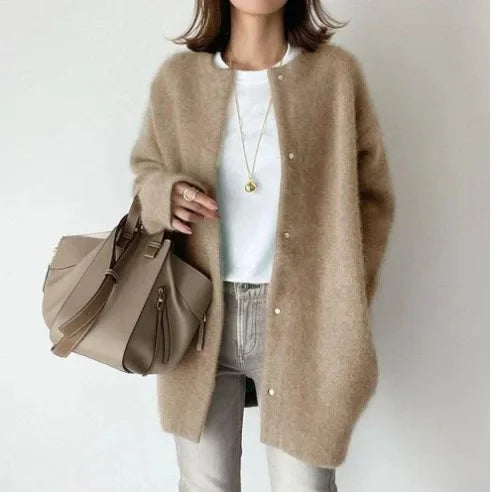 Delia | Cardigan Knit From Fit Soft Jacket