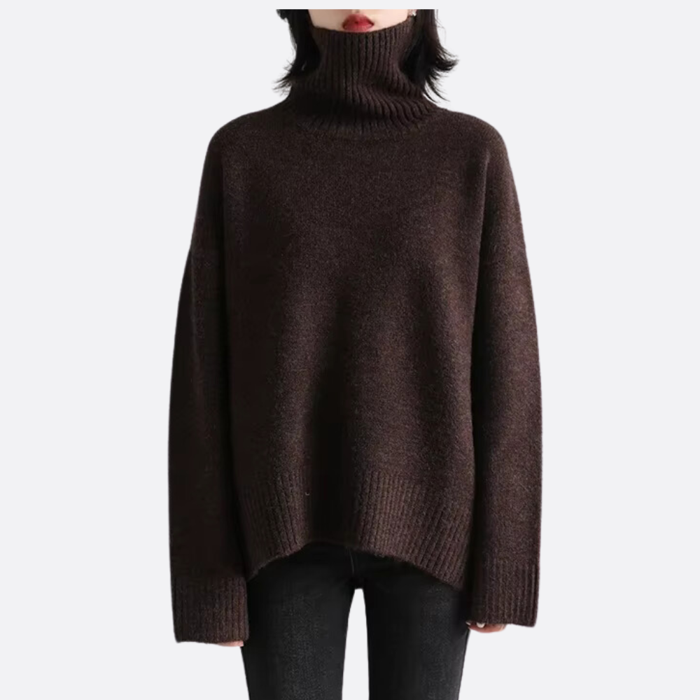 Diana | Warm oversized turtleneck sweater