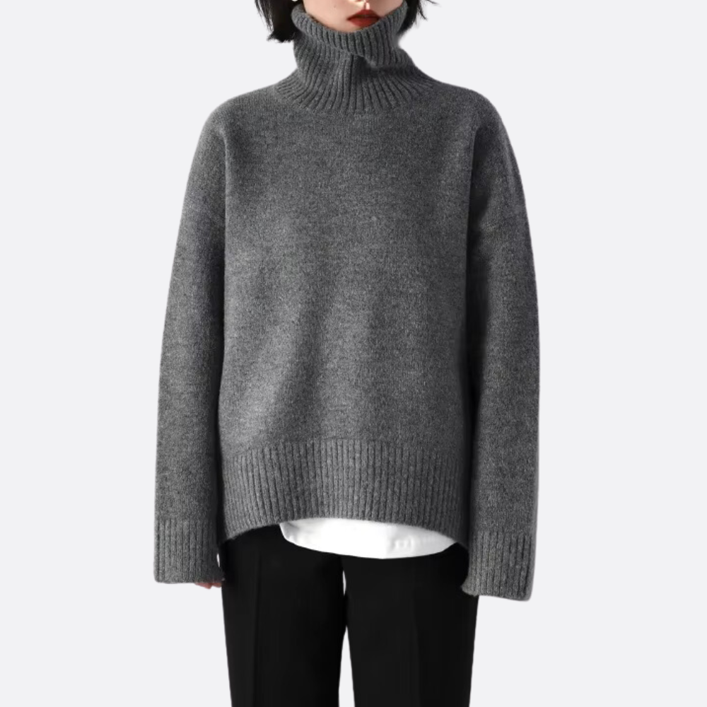 Diana | Warm oversized turtleneck sweater