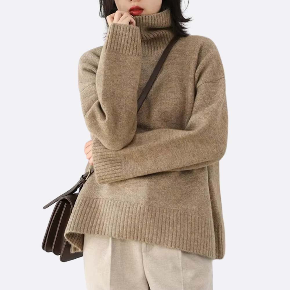 Diana | Warm oversized turtleneck sweater