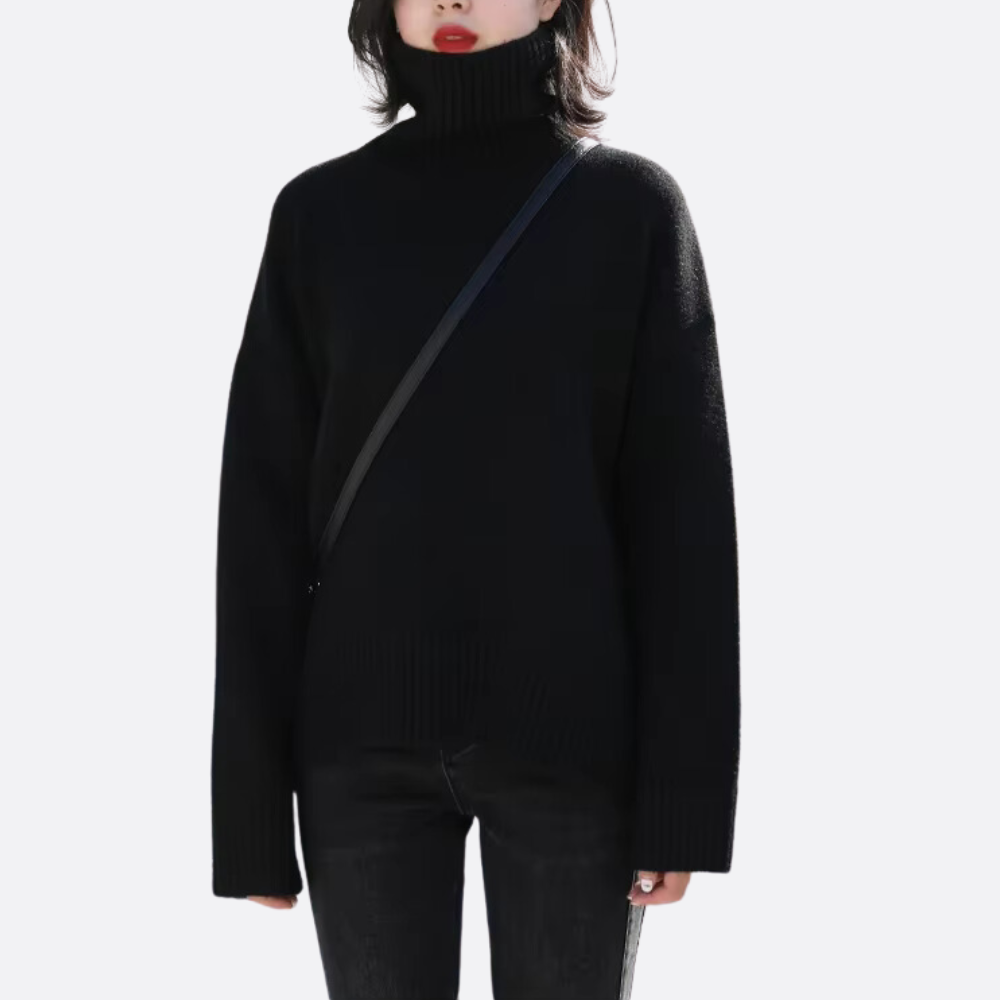 Diana | Warm oversized turtleneck sweater