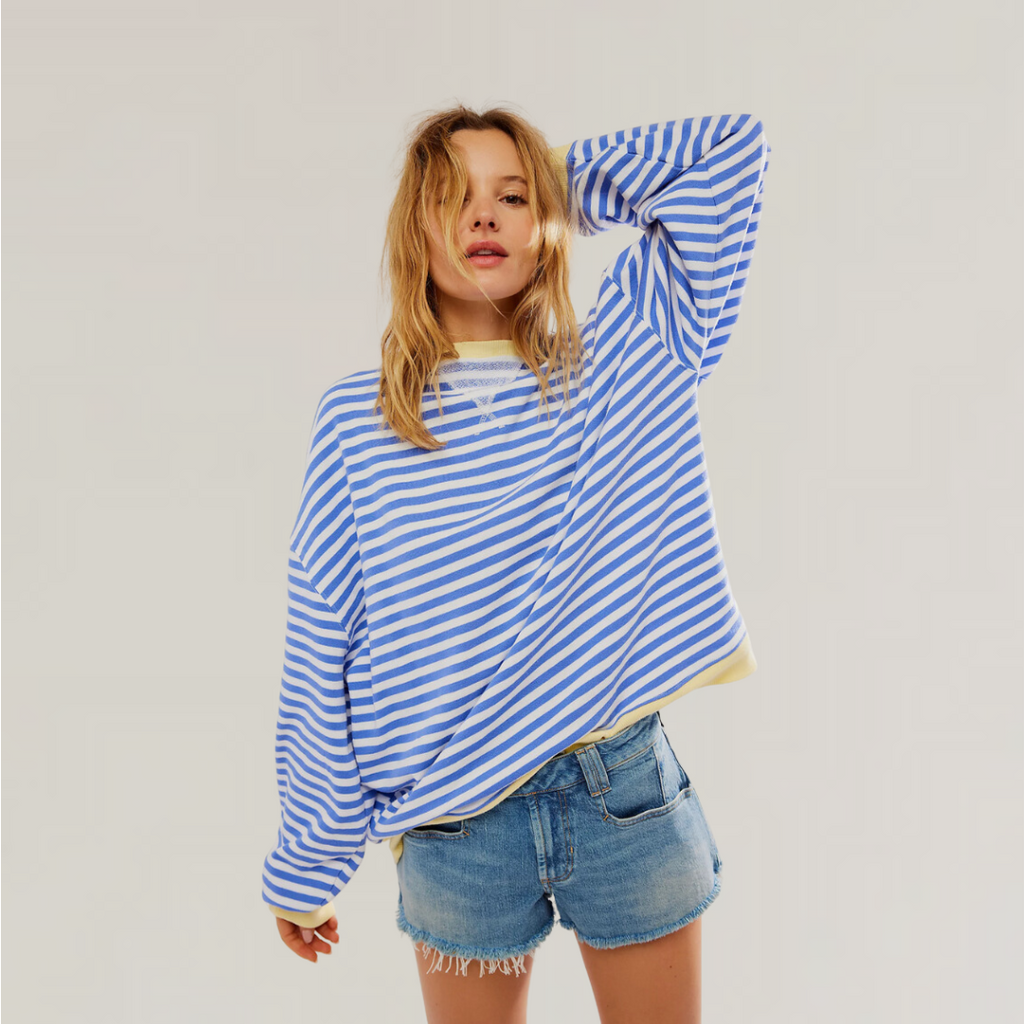 Anastasia | Oversized Striped Sweater