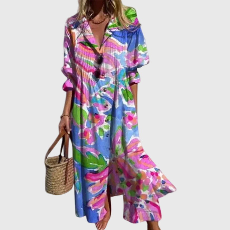 Zariah | Elegant Long in Style Boho Dress