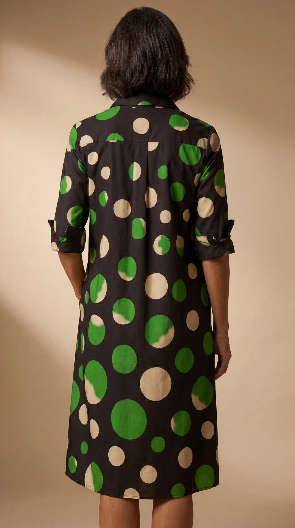 Naomi | Polka Dot Midi Dress