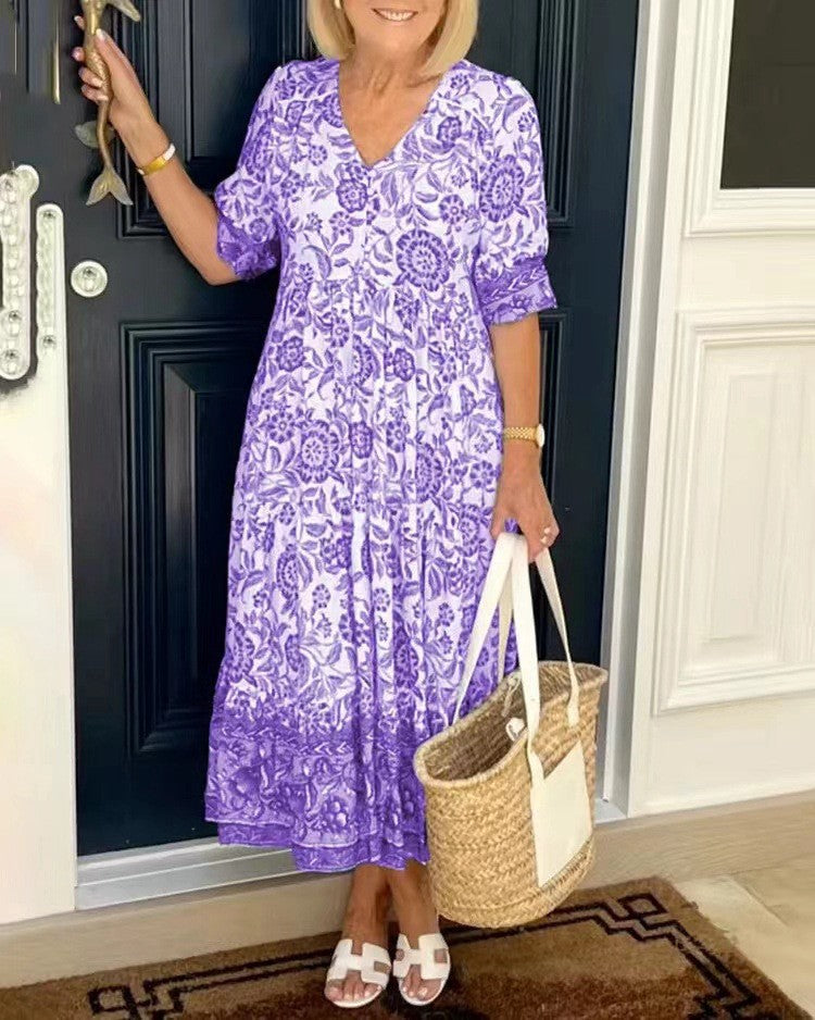 Madison — Lightweight, Airy Floral Print Dress