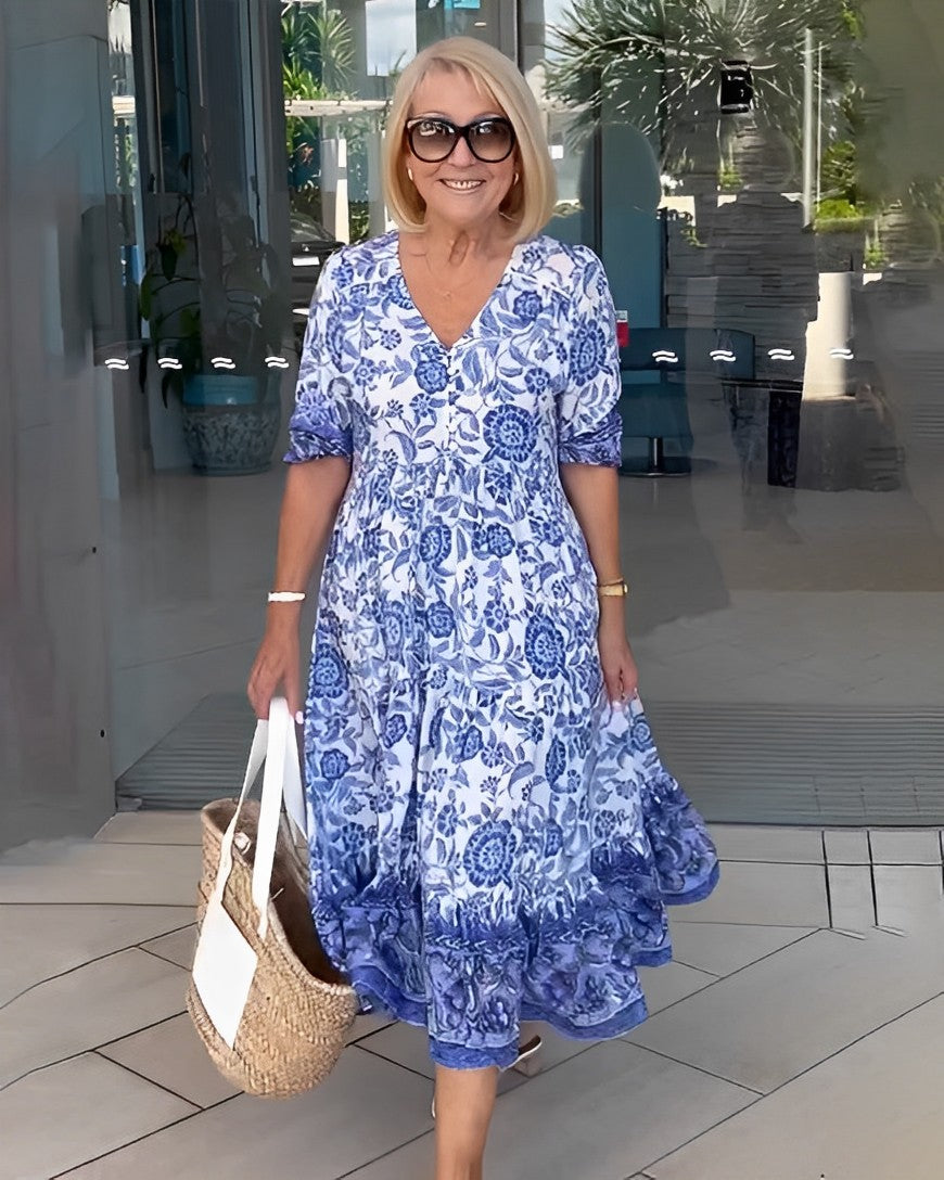 Madison — Lightweight, Airy Floral Print Dress