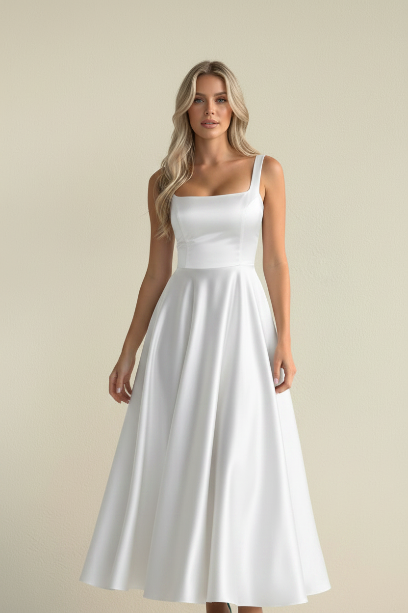 Vera – Midi Elegant Lumé Flow Dress