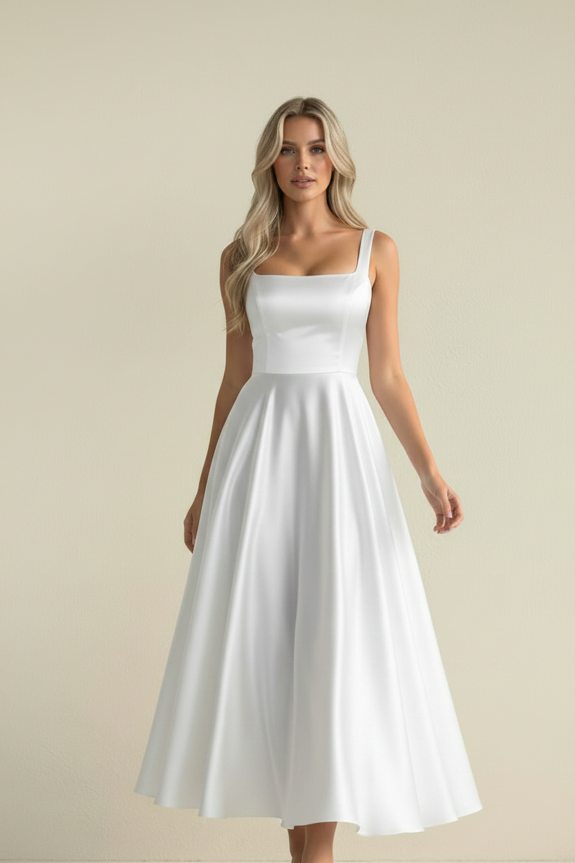 Vera – Midi Elegant Lumé Flow Dress