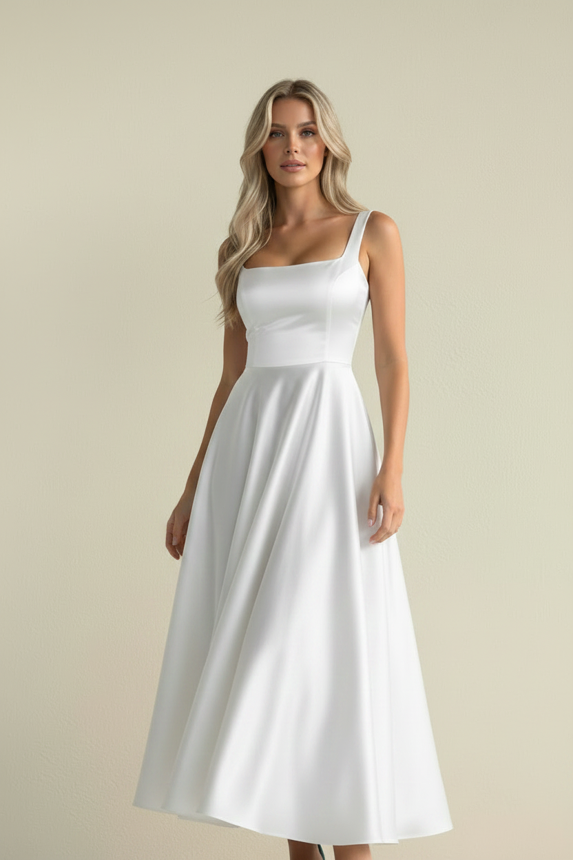 Vera – Midi Elegant Lumé Flow Dress
