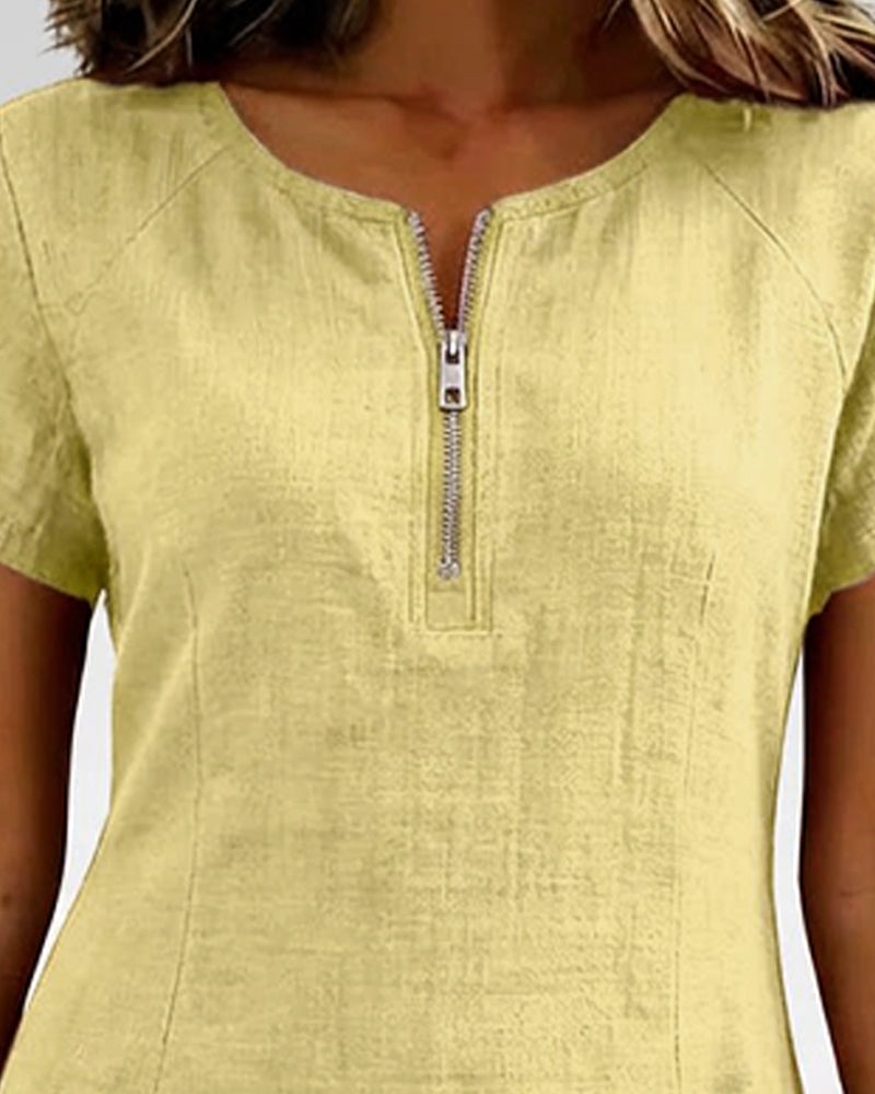 Abito estivo in cotone da donna – vista posteriore