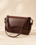 Elara | Shoulder Bag with Curved Flap
