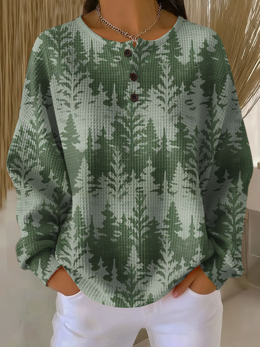 Sonia | Christmas Jumper with Classic Wood Pattern