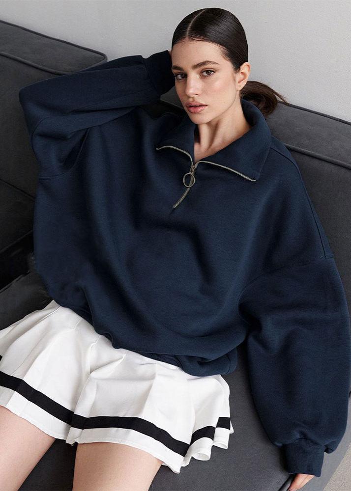 Azzurra | Sweater with Zip From Fit Comfortable