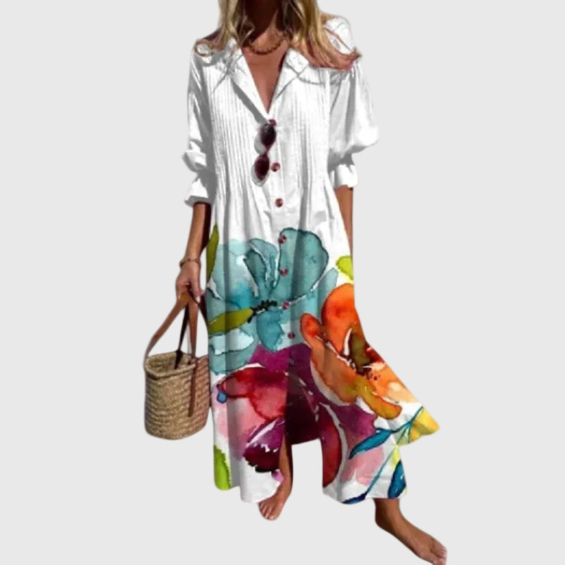 Zariah | Elegant Long in Style Boho Dress