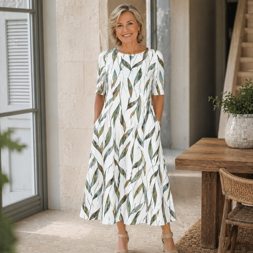 Sarah | Midi Floral Dress