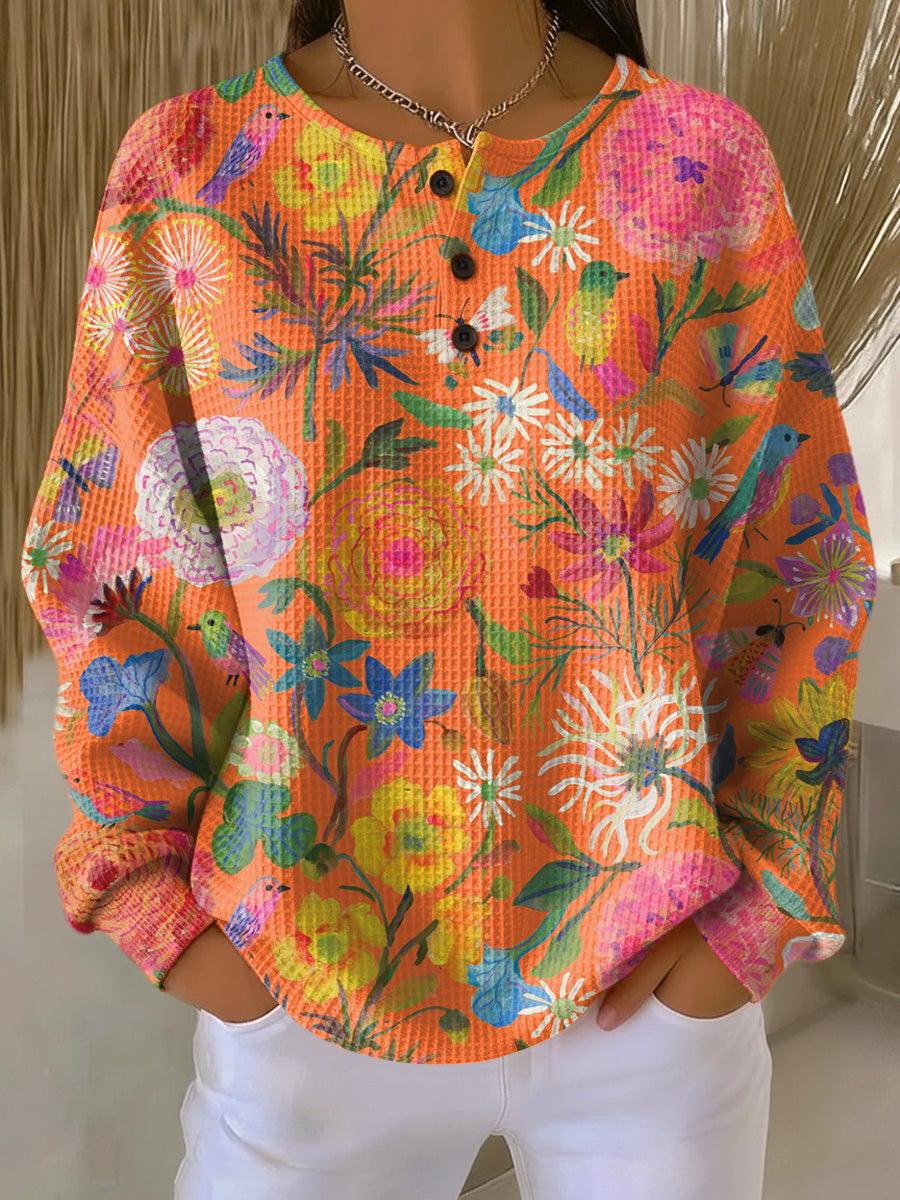 Pearl Maria | Sweater with Floral Print Colorata