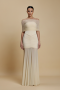 Aurelia – Maxi Draped Effect Silhouette Dress