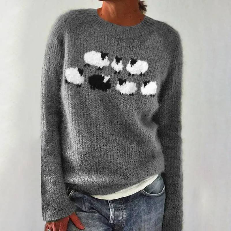 Adelasia | Retro Wrap Sweater