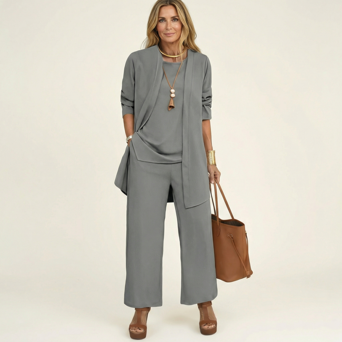 Vivienne | Minimalist Three-Piece Set