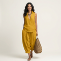 Twiila | Set with wrap top and wide-leg pants