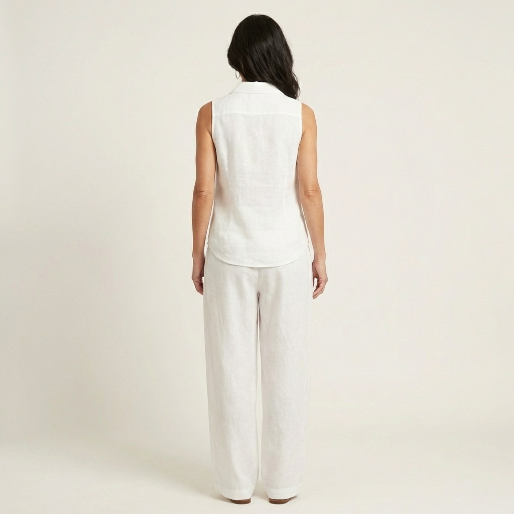 Twiila | Set with wrap top and wide-leg pants
