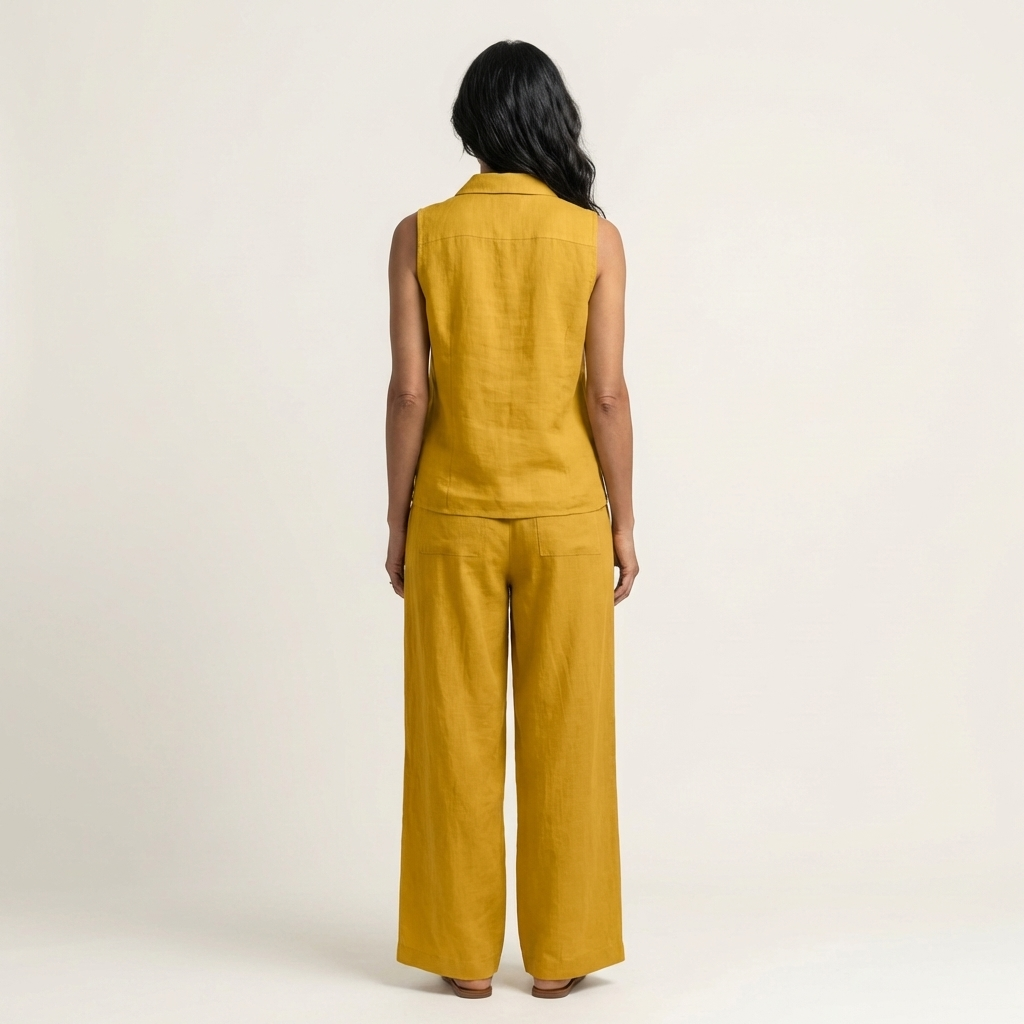 Twiila | Set with wrap top and wide-leg pants