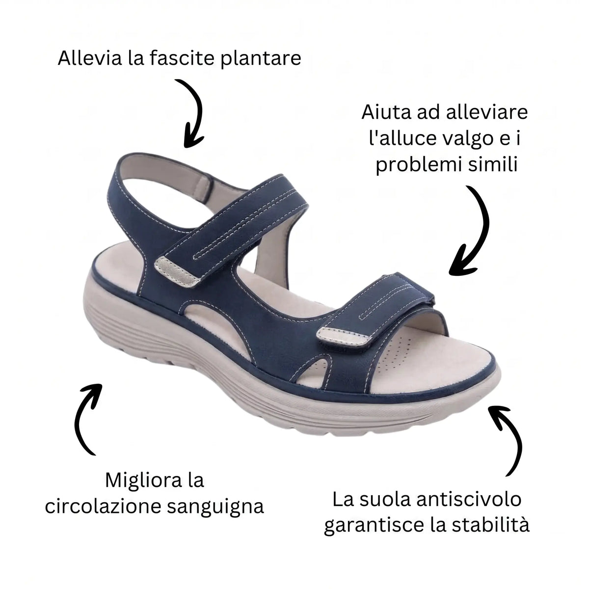 Soline Orthopaedic Antiscivolo Sandals