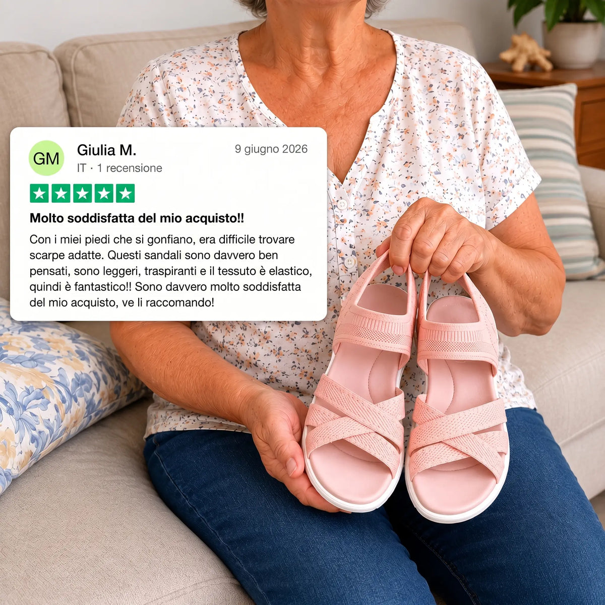 ErgoLina Orthopaedic Comfort Sandals