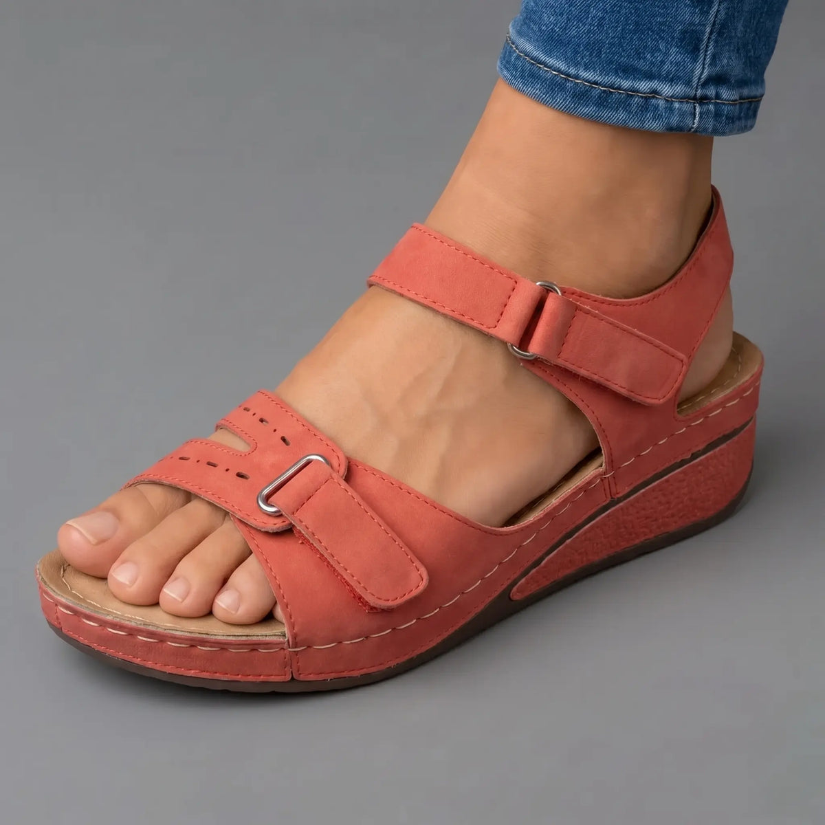 Sandy Orthopaedic Comodi Sandals with Zeppa