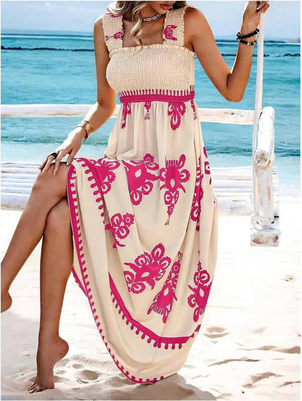 Martina | Maxi Dress with Print Artistica