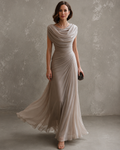 Isabella | Long Pleated Dress