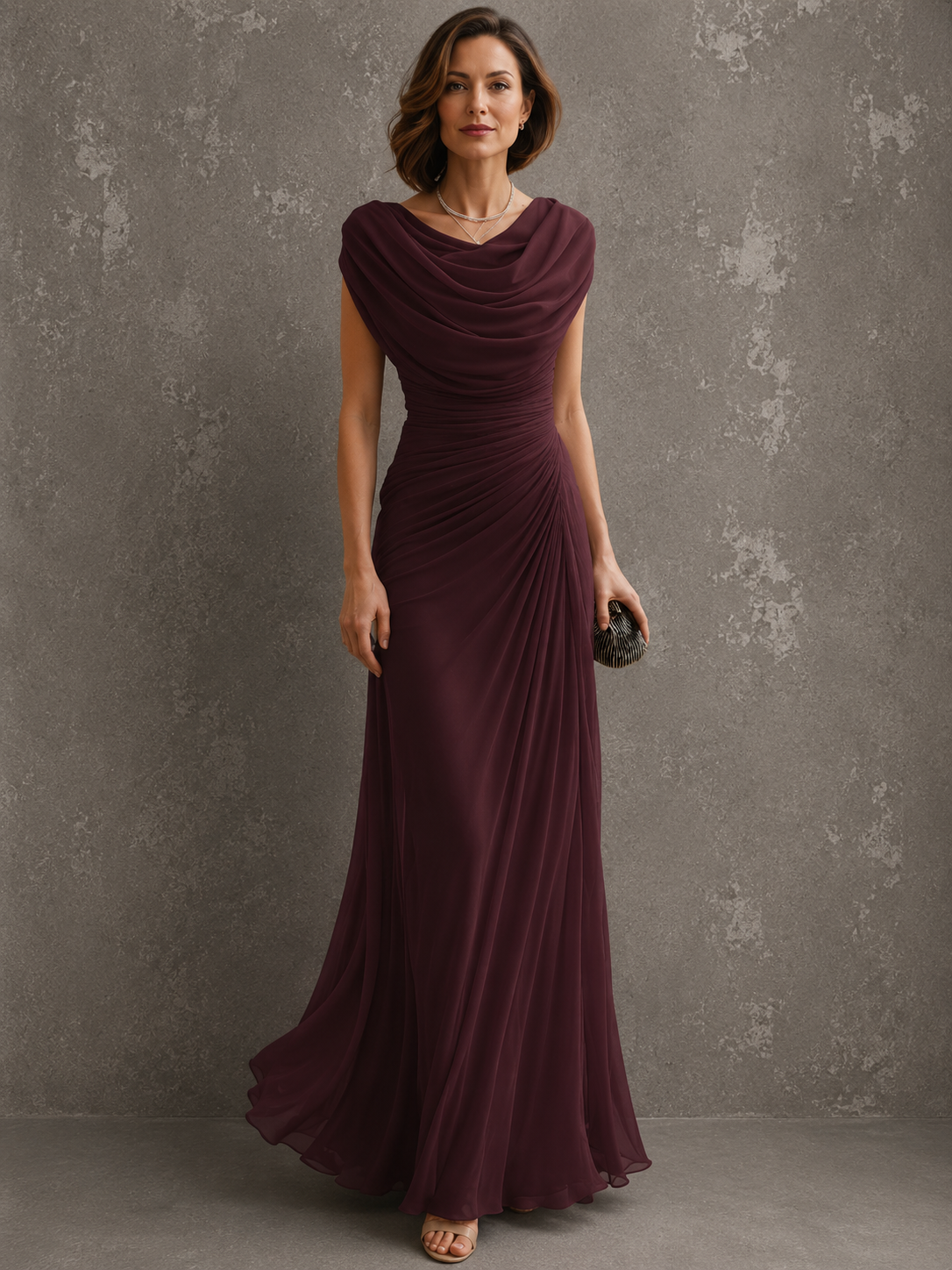Isabella | Long Pleated Dress