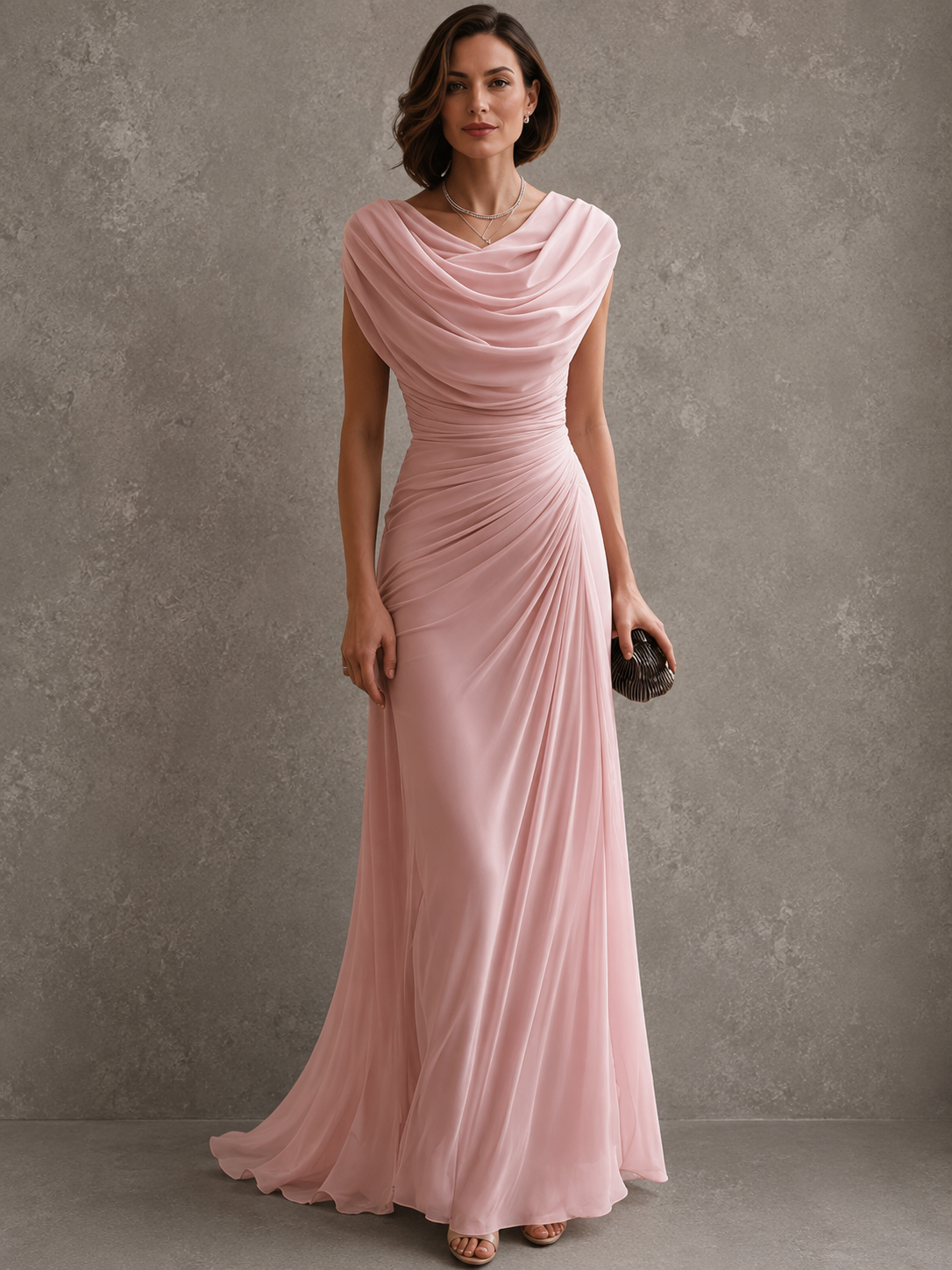 Isabella | Long Pleated Dress