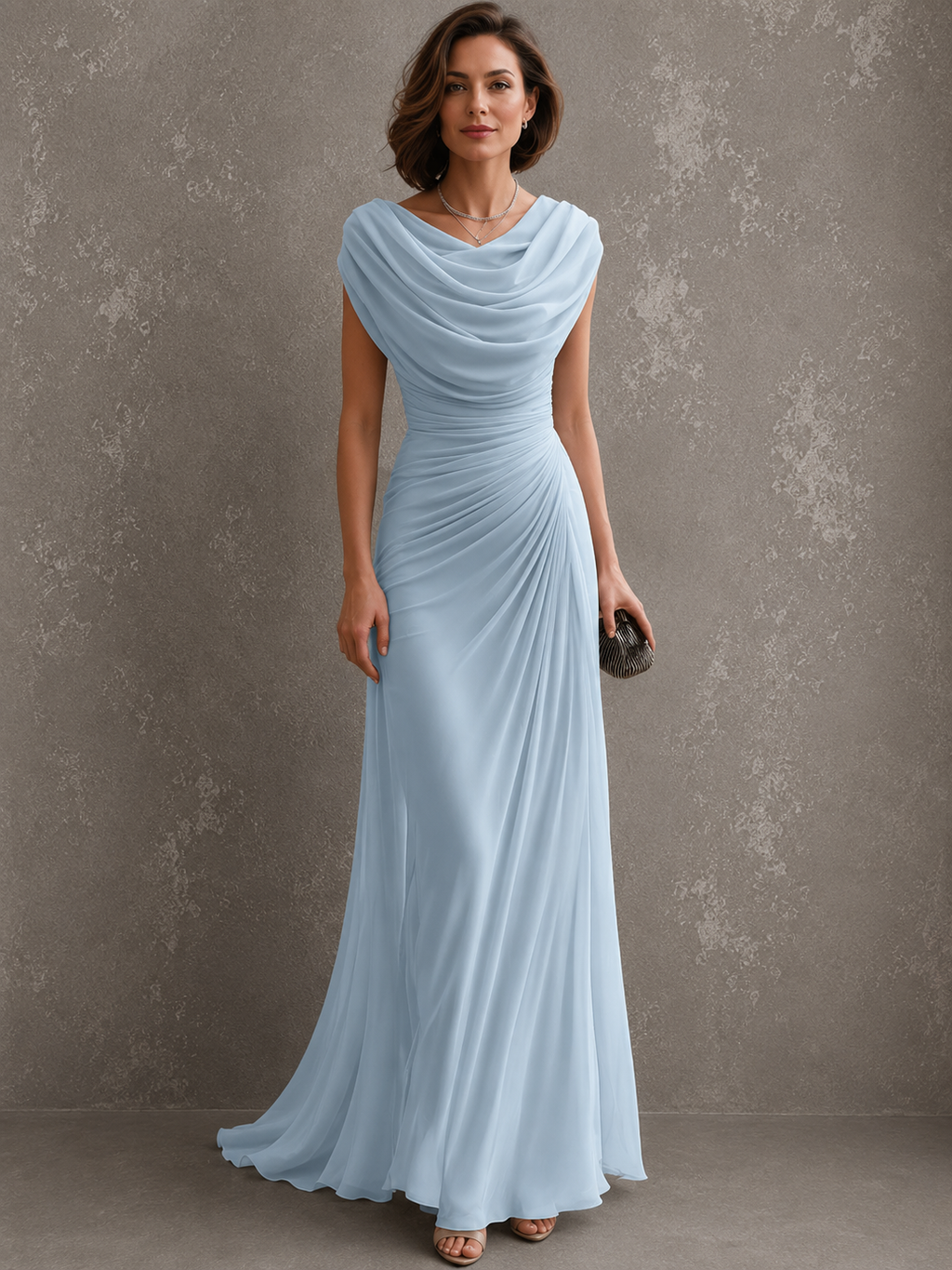 Isabella | Long Pleated Dress
