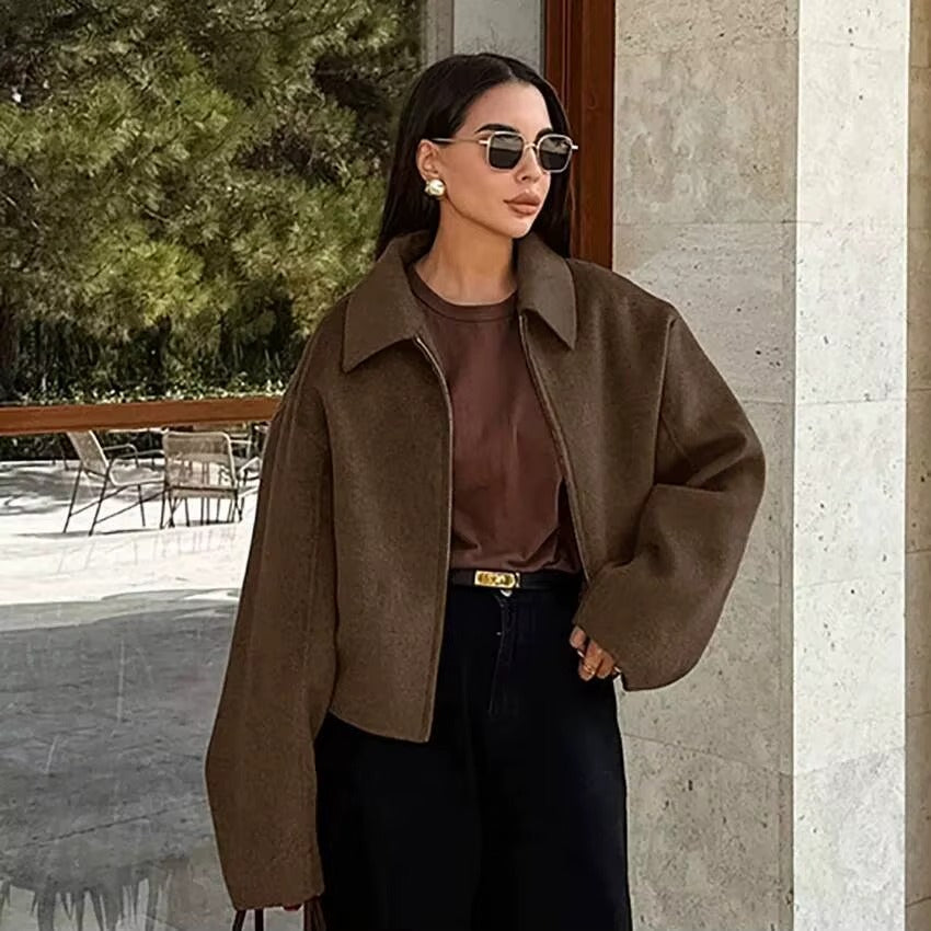Tarquinia | Zip Jacket with Collar