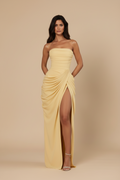 Aurea™ Sculpt Dress – Yellow Burro