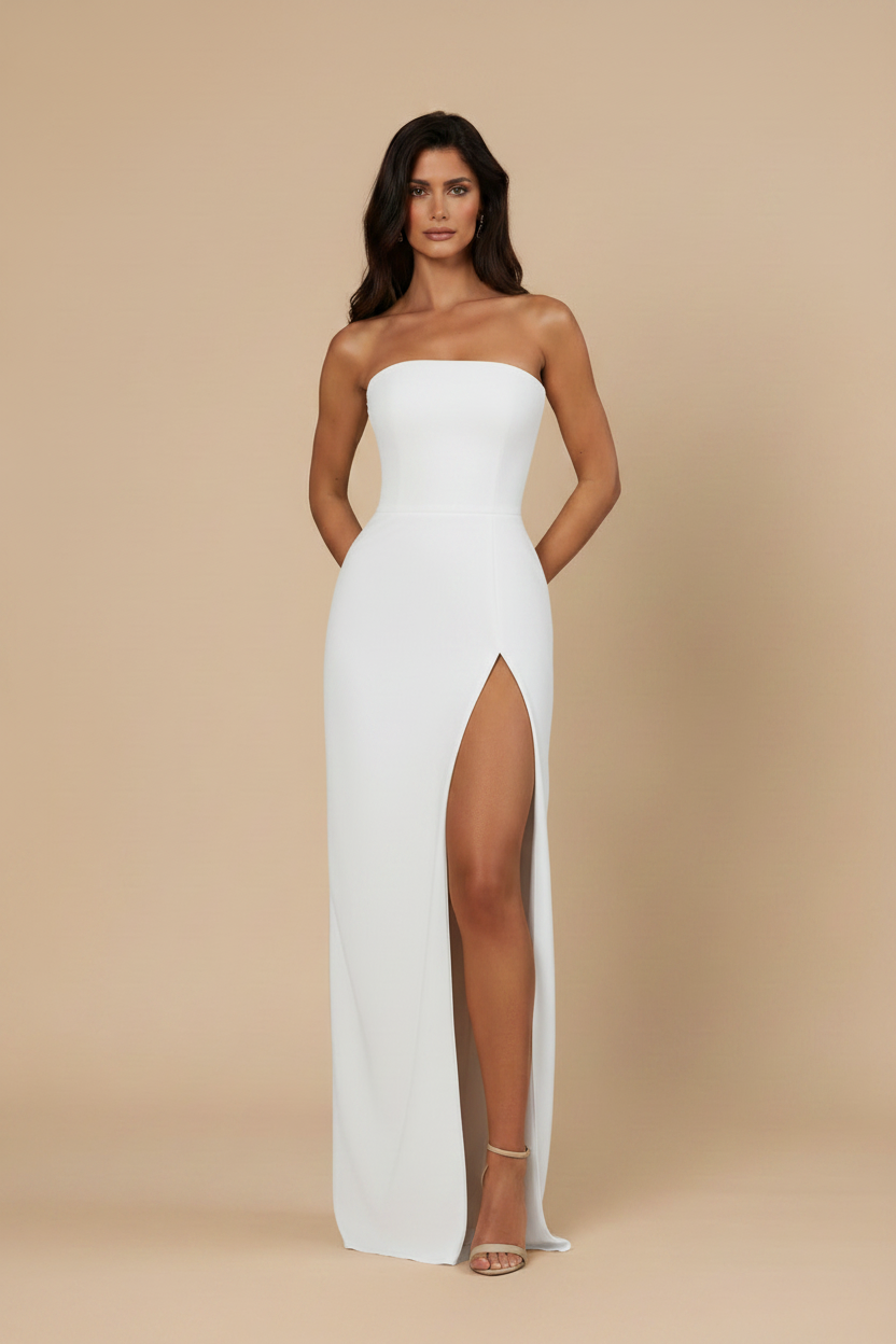 Aurea™ Sculpt Dress – White Pearl