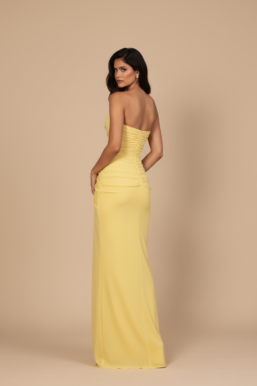 Aurea™ Sculpt Dress – Yellow Burro