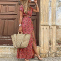 Joselin – Long Boho Dress & Airy with Belt