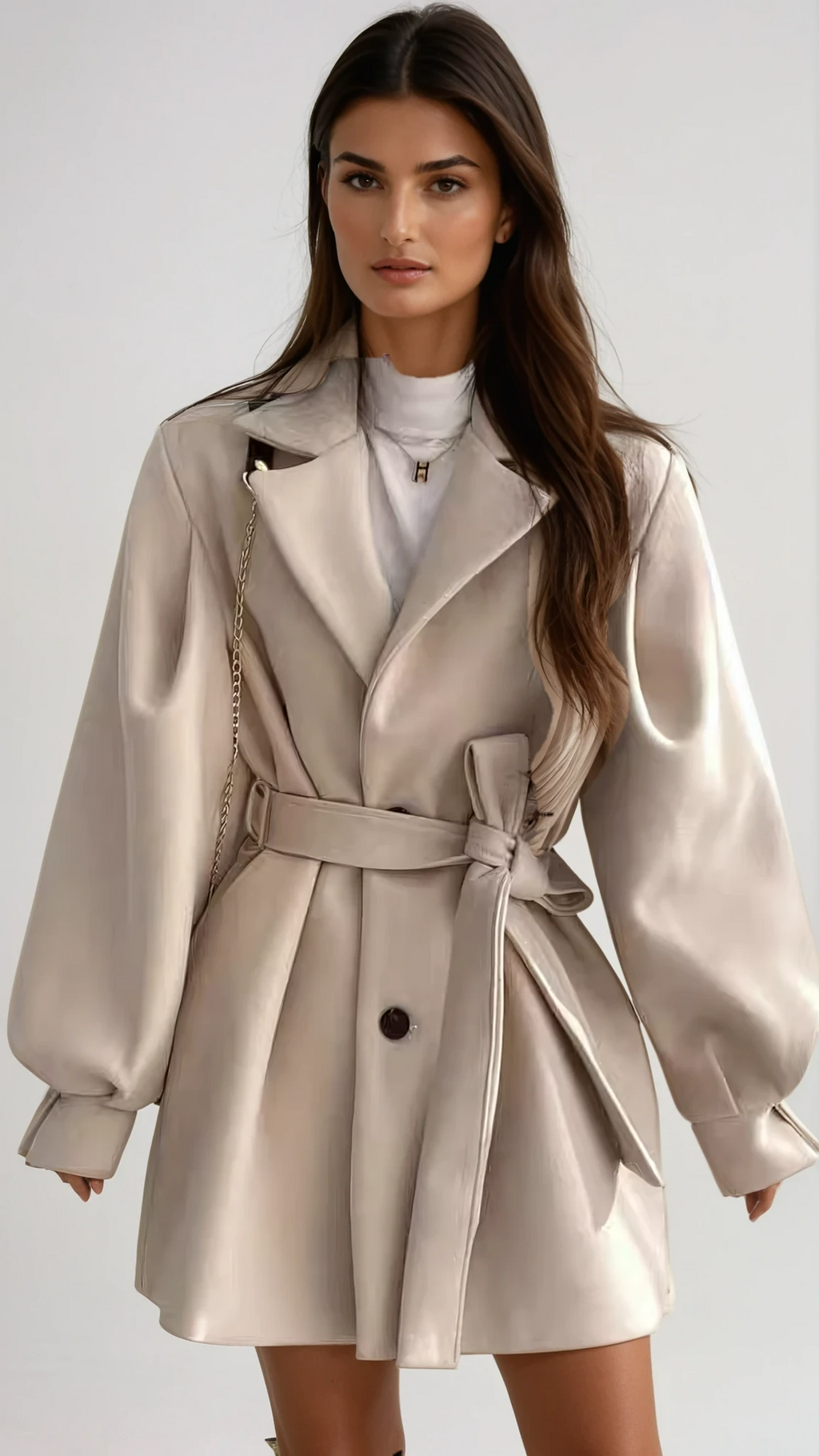 Lisa | Coat Dress with Belt