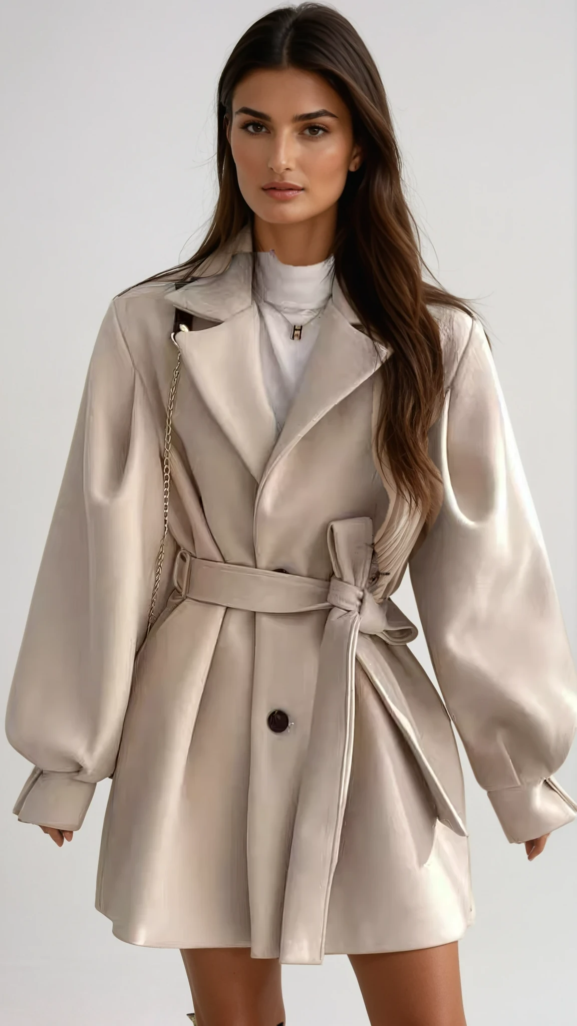 Lisa | Belted coat dress