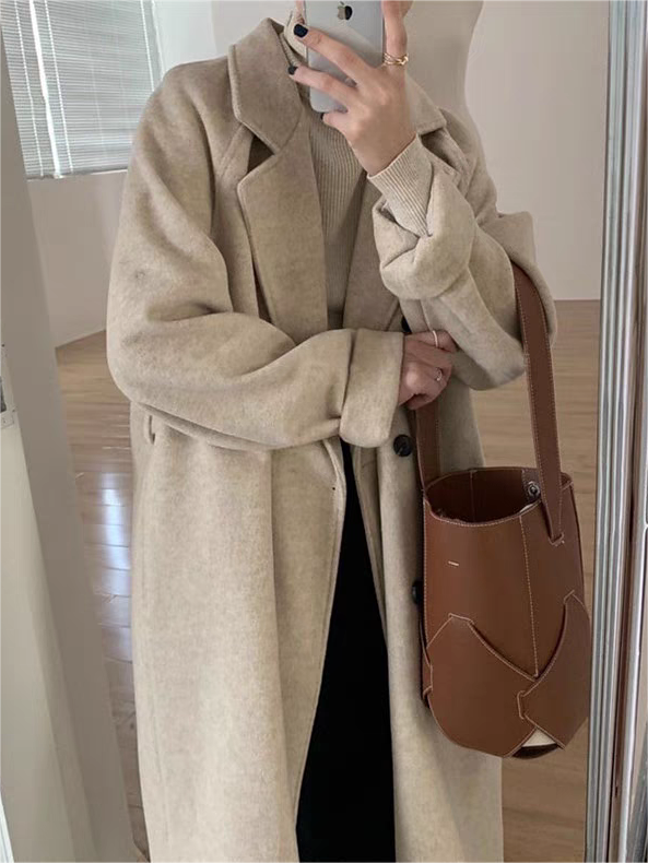 Marzia | Classic Wool Coat with Belt