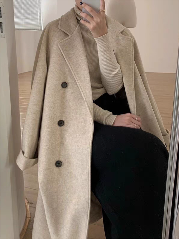 Marzia | Classic wool coat with belt