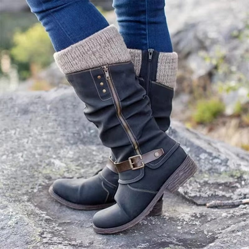 Dalia | Knee-high boots with non-slip rubber sole