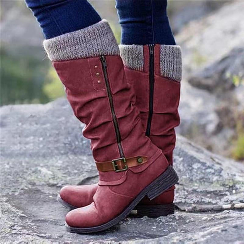 Dalia | Knee-high boots with non-slip rubber sole