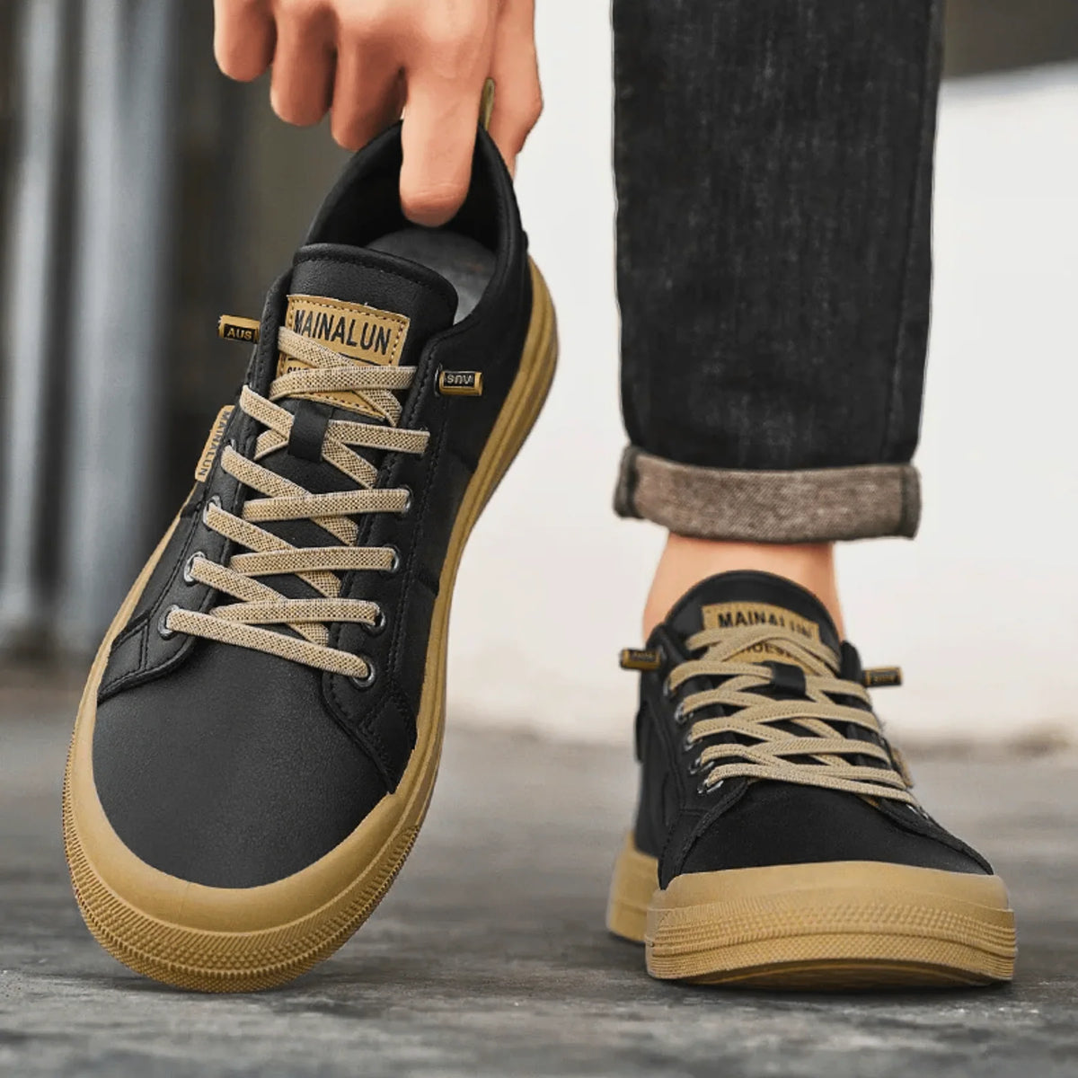 HARRINGTON™ | Classic Leather Sneakers